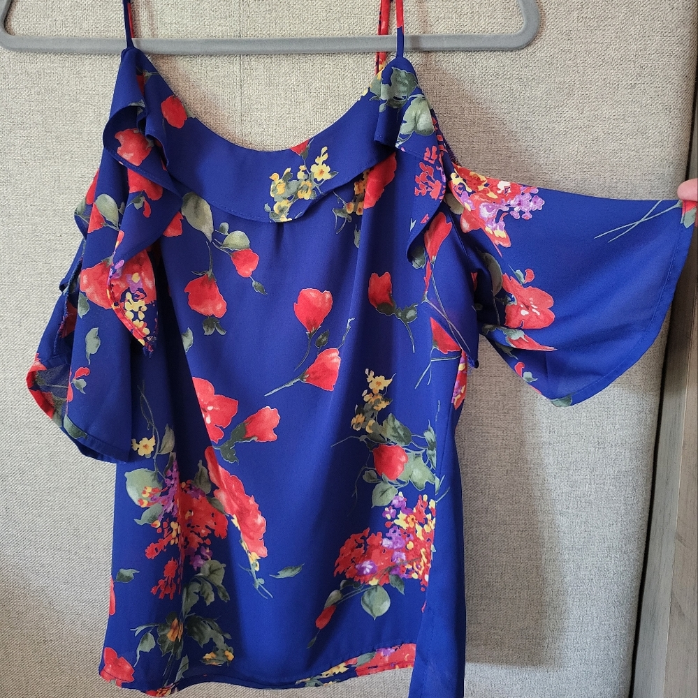 Skies are Blue off Shoulder Top